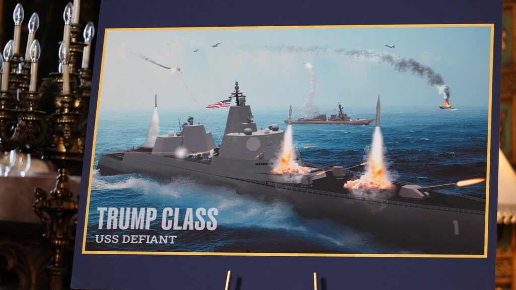 Trump unveils ‘Golden Fleet’ of Navy battleships, touts them as ‘more powerful than any’ ever built