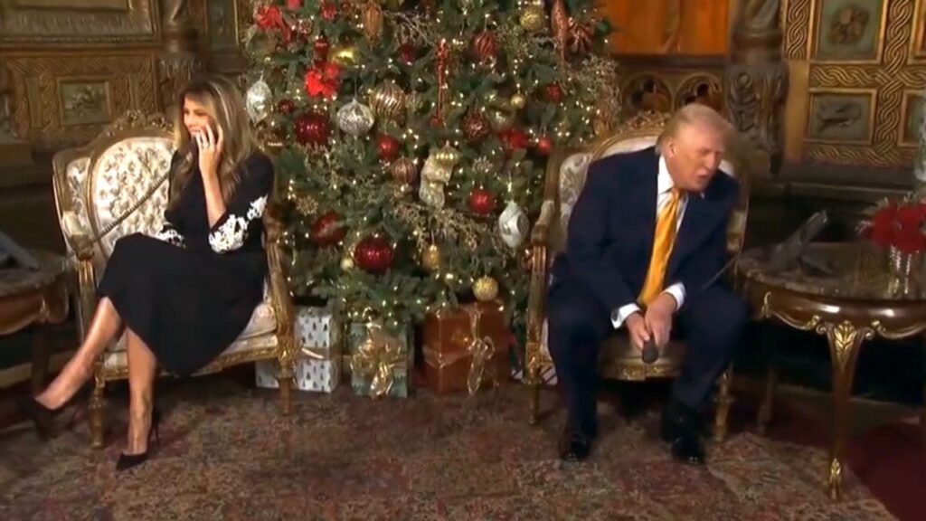 Trump takes NORAD Santa calls with children, praises ‘clean, beautiful coal’ and ‘high IQ’ person