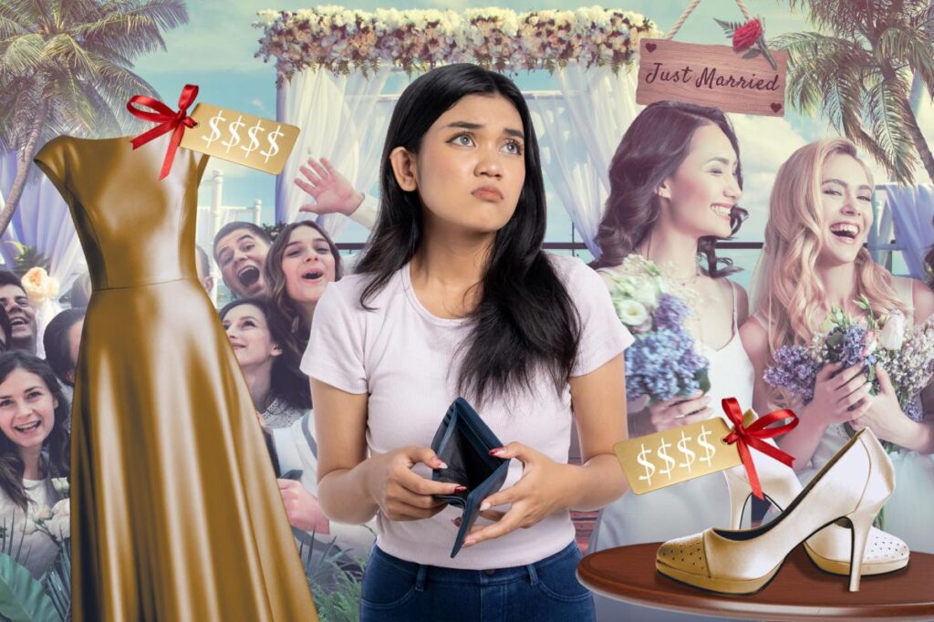 Exclusive | Bridesmaids are rethinking weddings as costs soar, with many spending nearly K — and going into debt