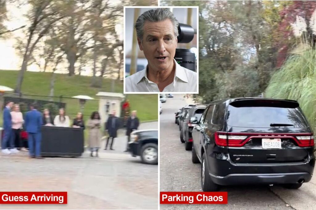 Exclusive | Gavin Newsom’s Christmas party caused traffic hell for neighbors — who are sick of his parties