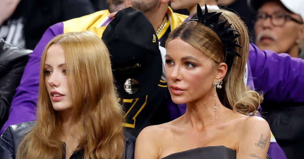 Kate Beckinsale Brings Daughter Lily, 26, to Los Angeles Clippers Game in Rare Public Appearance