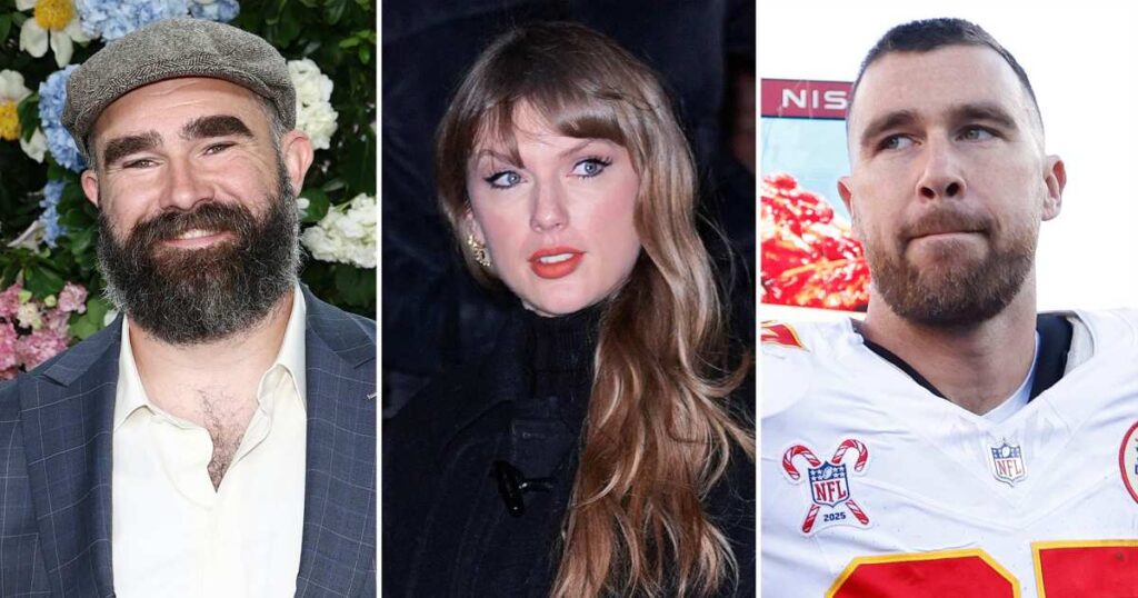 Jason Kelce Hints at Going Shirtless at Taylor Swift and Travis Kelce’s Wedding: ‘Kylie Will Be Very Upset’ Jason Kelce Hints at Going Shirtless at Taylor Swift and Travis Kelce’s Wedding: ‘Kylie Will Be Very Upset’