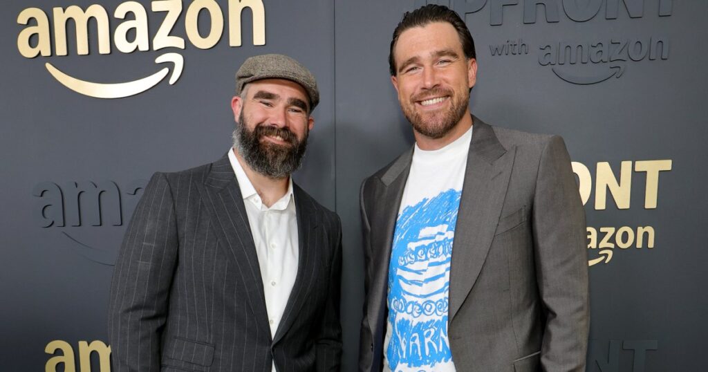 Jason Kelce Teases If He’s Making Best Man Speech at Brother Travis’ Wedding to Taylor Swift