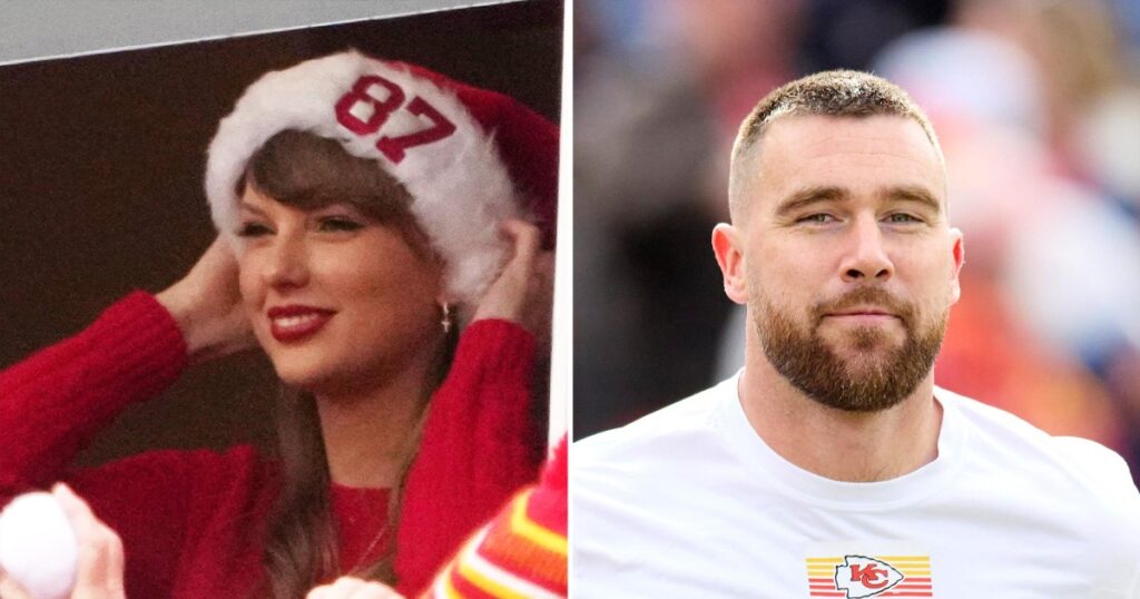 Taylor Swift Attends Travis Kelce’s Last Kansas City Chiefs Home Game of the Season on Christmas Day