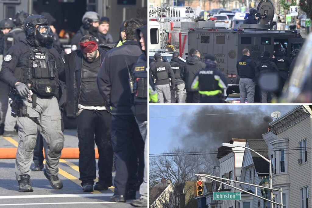 NJ maniac allegedly kills man with  bow and arrow, then barricades himself in home that erupts in flames during police stand-off