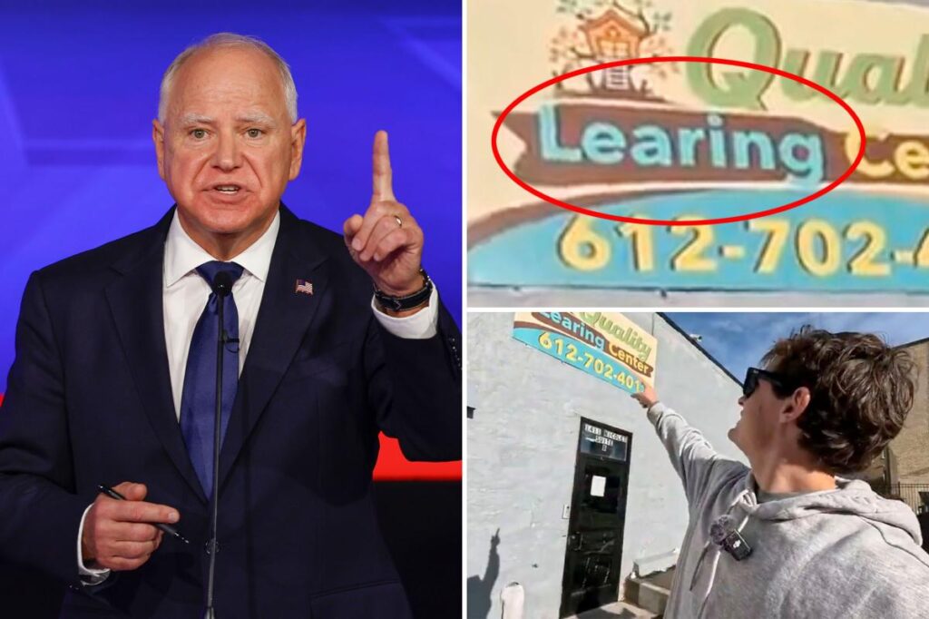 Tim Walz bragged about child care business in Minnesota during VP debate before B Somali fraud scandal came to light