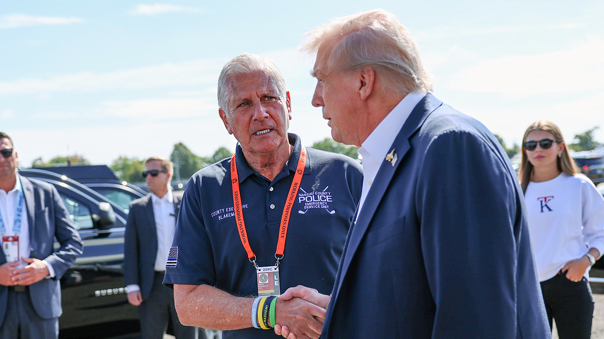 Bruce Blakeman and President Donald Trump
