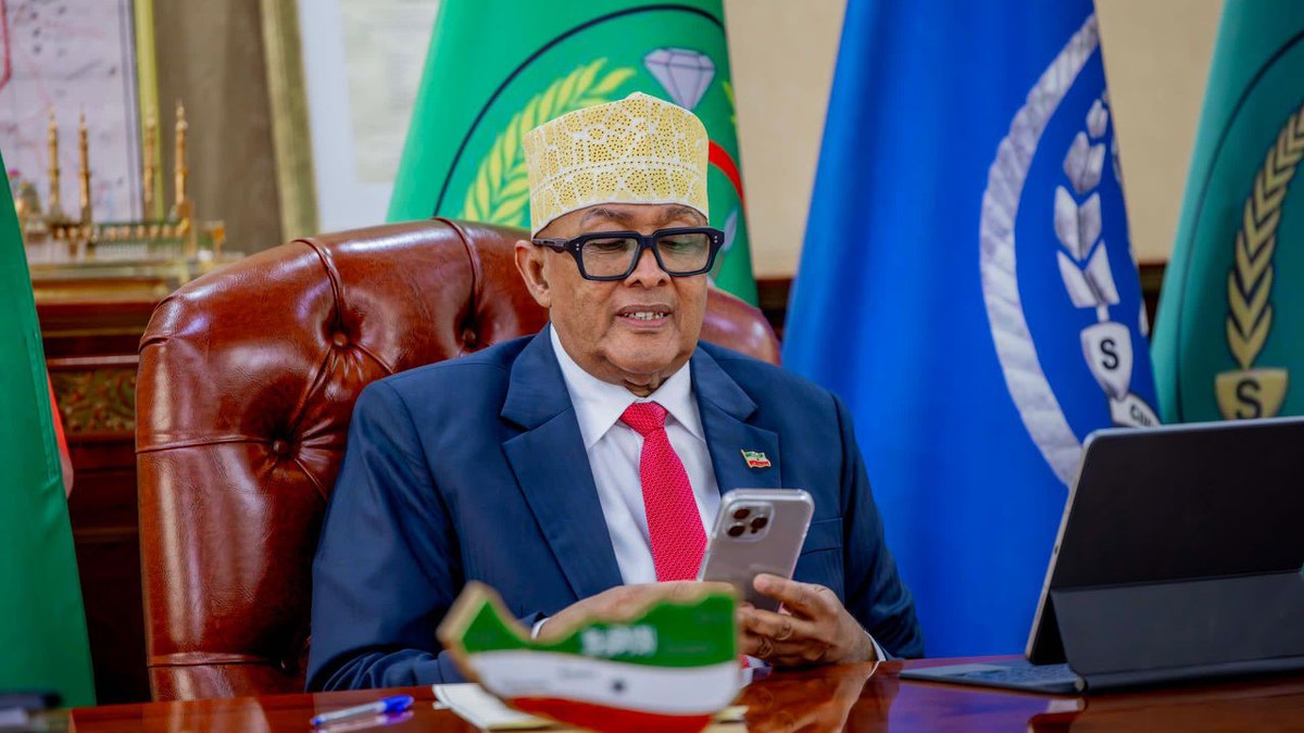 Somaliland's president on a call with Netanyahu