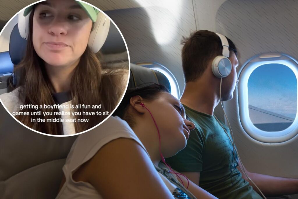Should a man sit in the airplane’s middle seat so his girlfriend can have more space? Female flyer’s query sparks heated debate