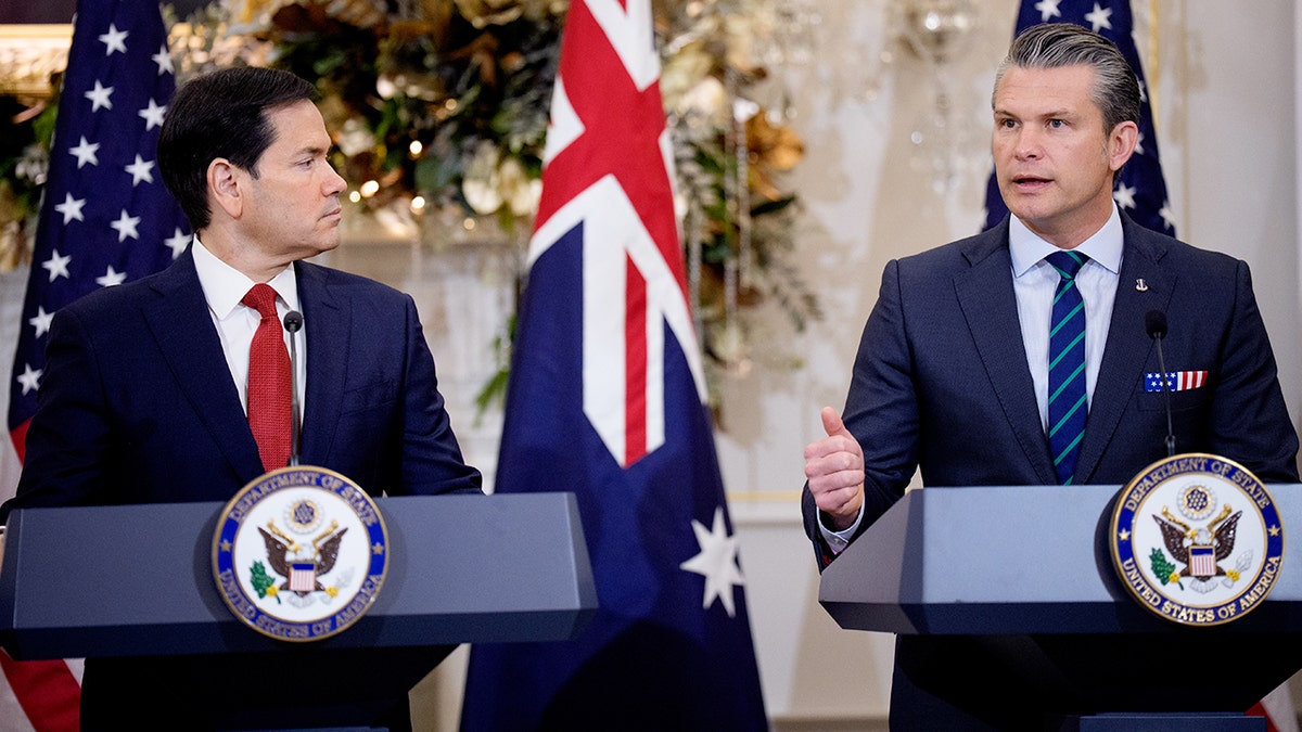 Secretary of State Marco Rubio and War Secretary Pete Hegseth