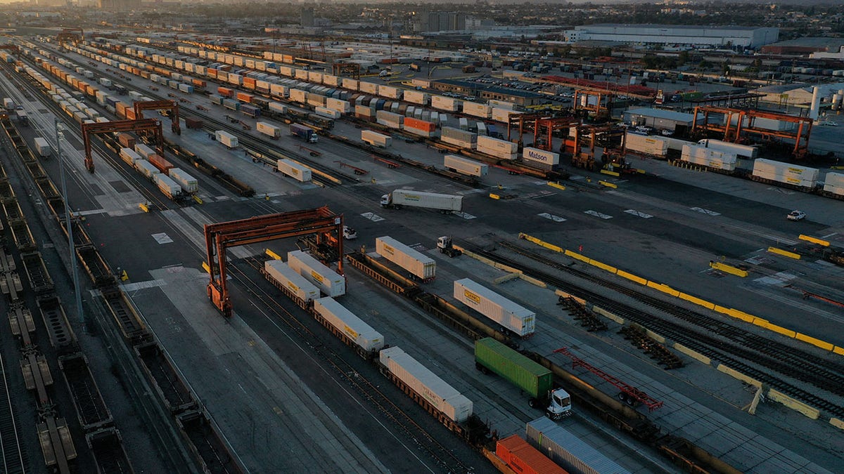 A train station near Los Angeles