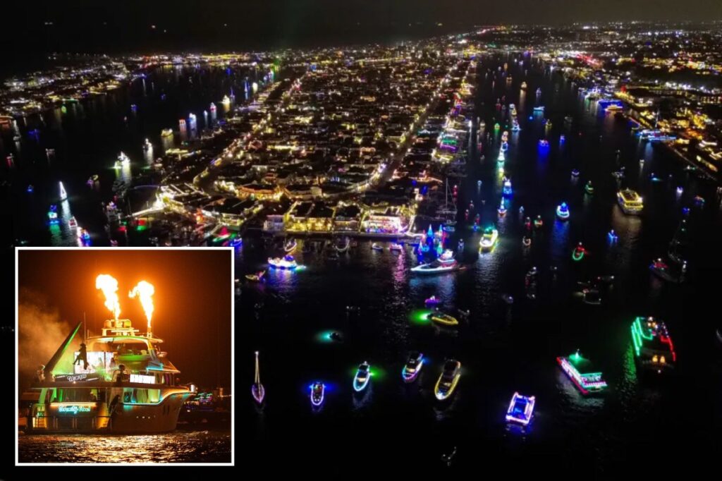 117th Newport Beach Christmas Boat Parade lights up holiday cheer in California: photos