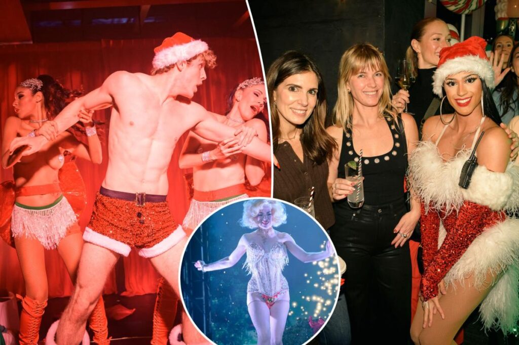 Exclusive | Santa will spank you now: St. Nick turns up the heat at NYC’s wild, sold-out Christmas cabaret — is it a hot hit, or a freaky flop?