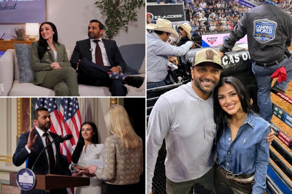 Kash Patel defends private jet use, and his girlfriend slaps down bizarre conspiracies she’s Mossad