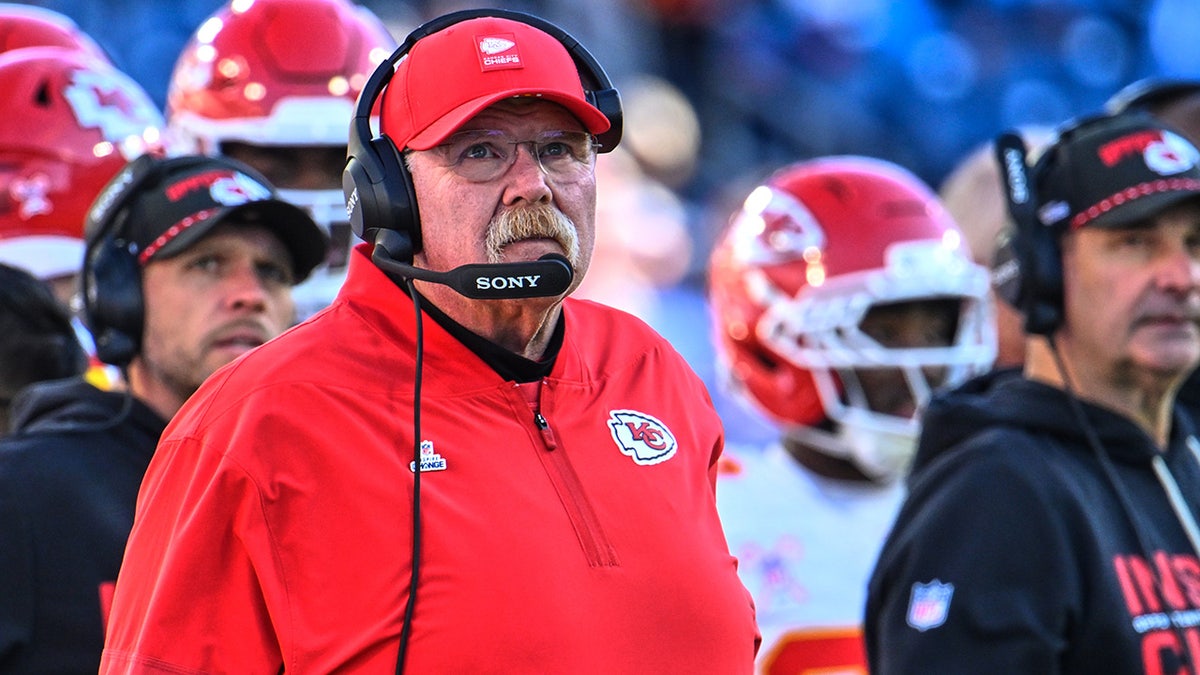 Andy Reid on the sideline