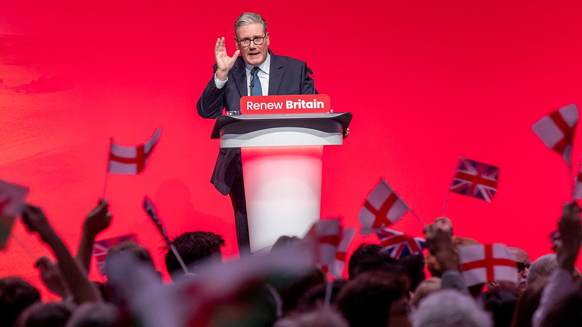 Keir Starmer at Labour party conference
