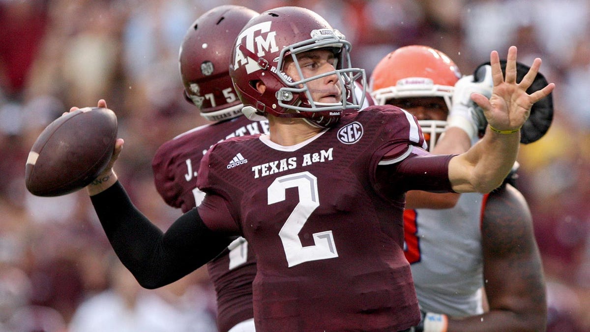 Johnny Manziel plays for Texas A&M