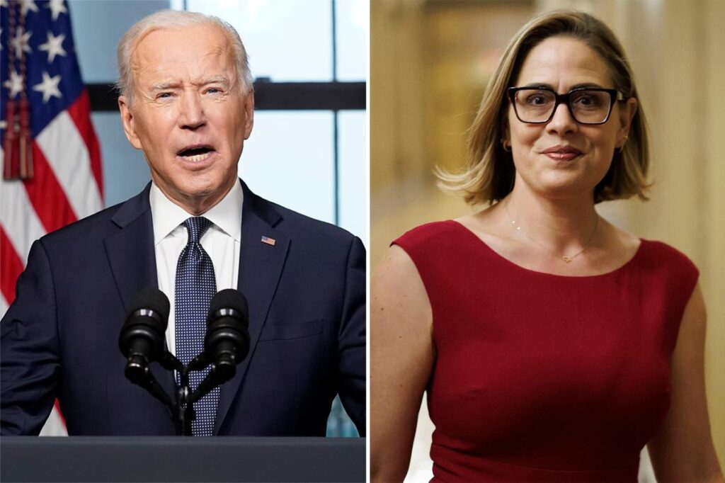 Exclusive | Biden FBI, DOJ weighed campaign finance probe of Sen. Kyrsten Sinema after she left Dem party