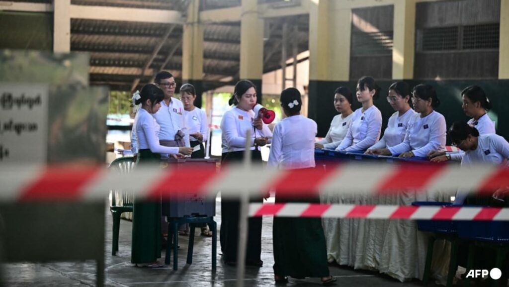 Myanmar junta wraps election with ally set to seal victory