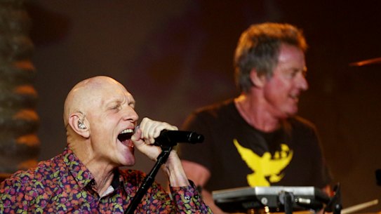 Farewell: Midnight Oil belted out 40 tracks over three and half hours, watched by a who’s who in the audience.
