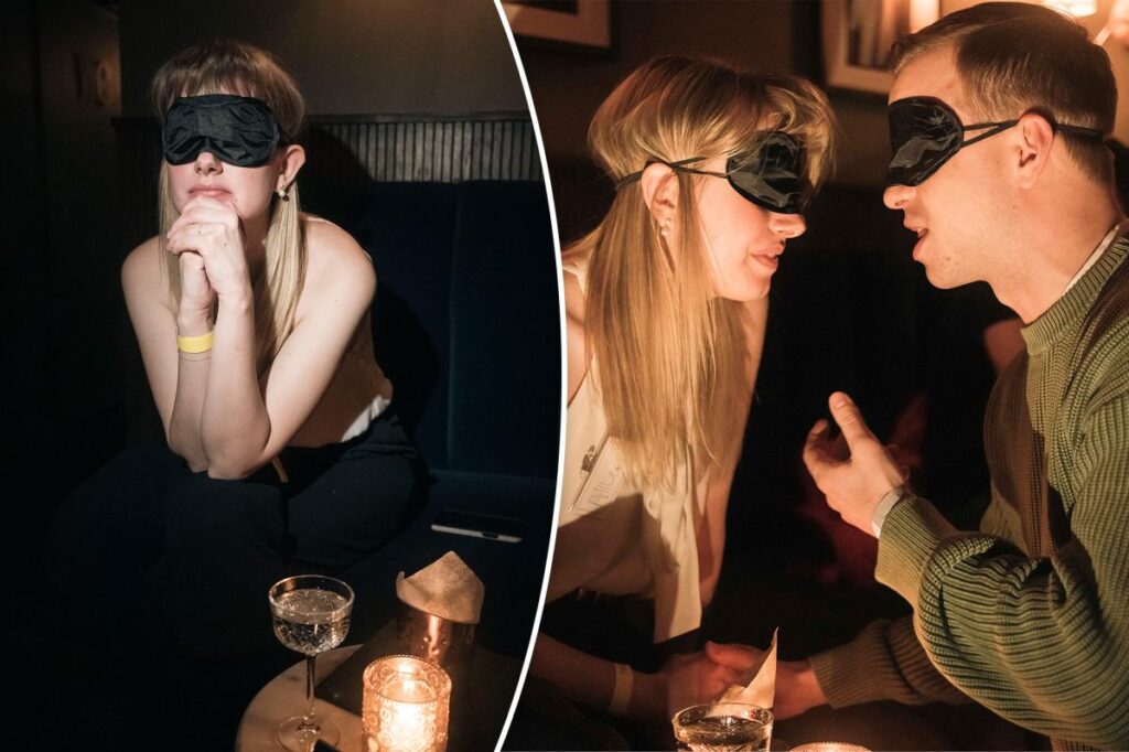 Exclusive | NYC singles are playing ‘Love is Blind’ in real life — ditching dating apps to connect in literal darkness