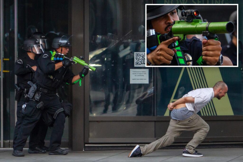 LAPD rulebook shows when cops can — and can’t — fire ‘non-lethal’ weapons