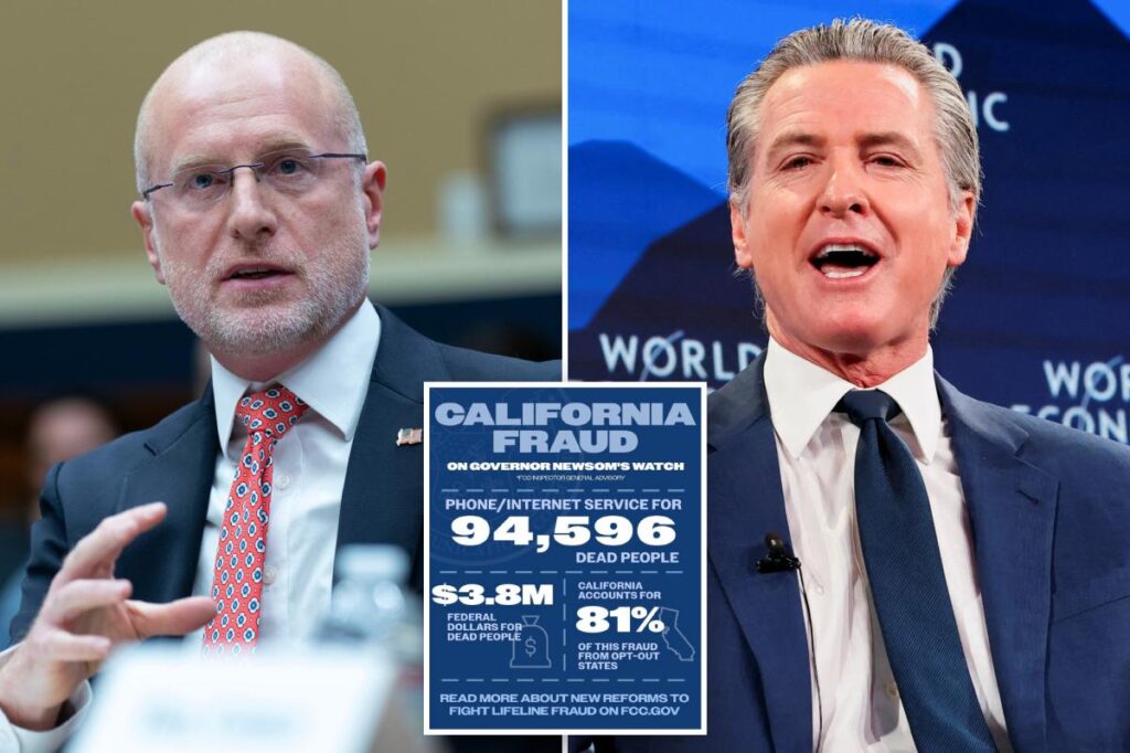 FCC chief Brendan Carr rips Gavin Newsom over Cali dead people phone blunder