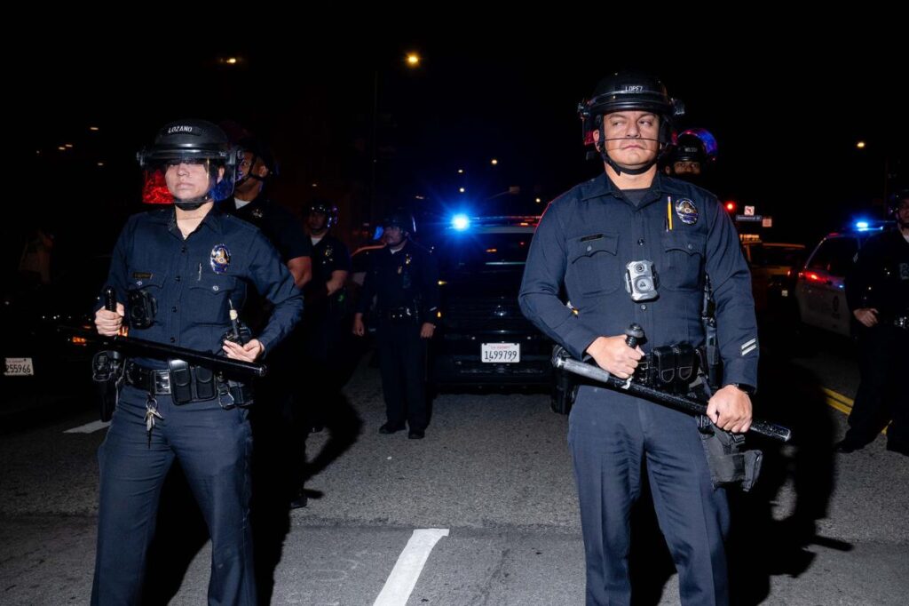 ICE protests could cause slower LAPD response times as beat cops reassigned