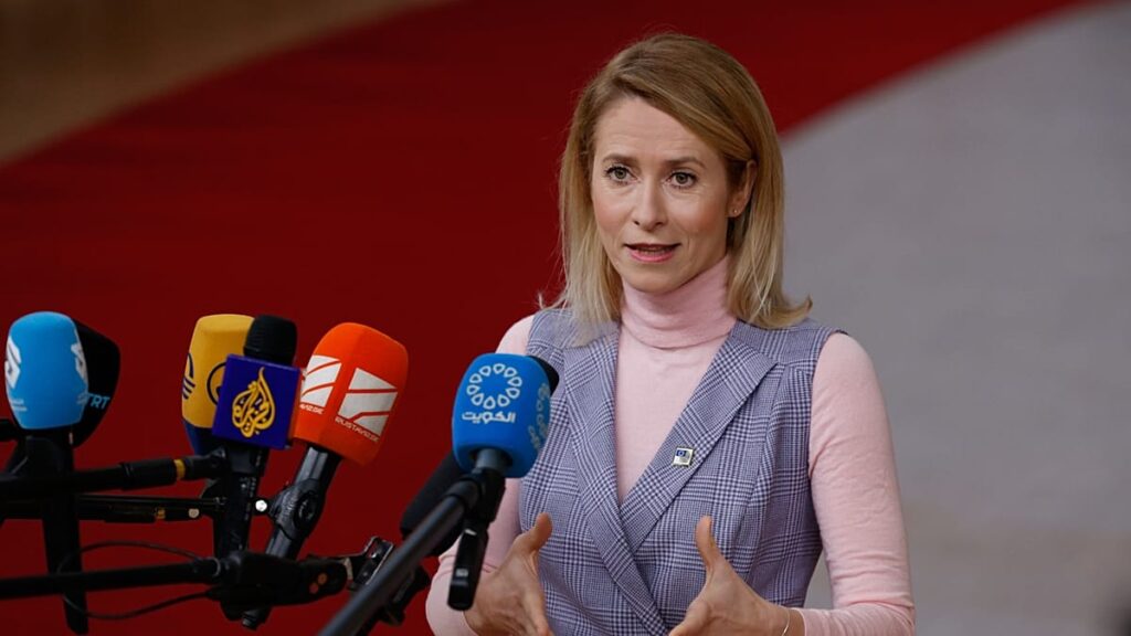 Kaja Kallas to push new Iran sanctions after deadly crackdown