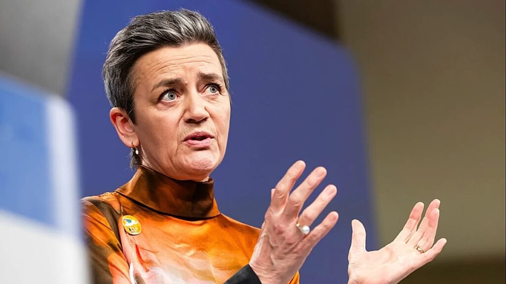 US intervention in Greenland is ‘existential threat’ Vestager says