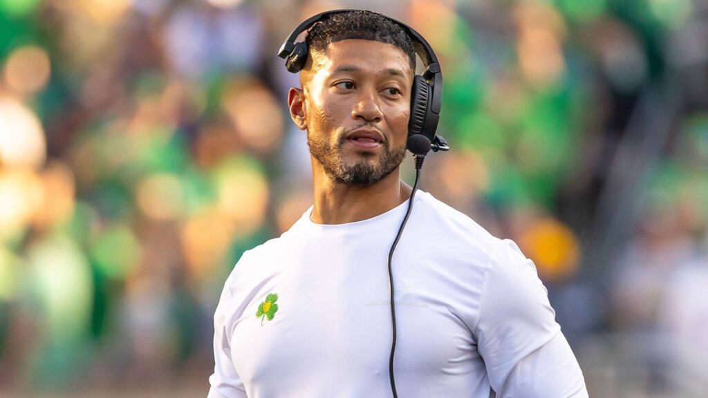 Notre Dame’s Marcus Freeman faces battery allegation over alleged incident at wrestling match