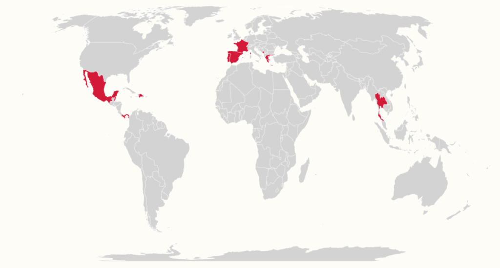 Map Shows 10 Best Countries For Americans To Retire In 2026
