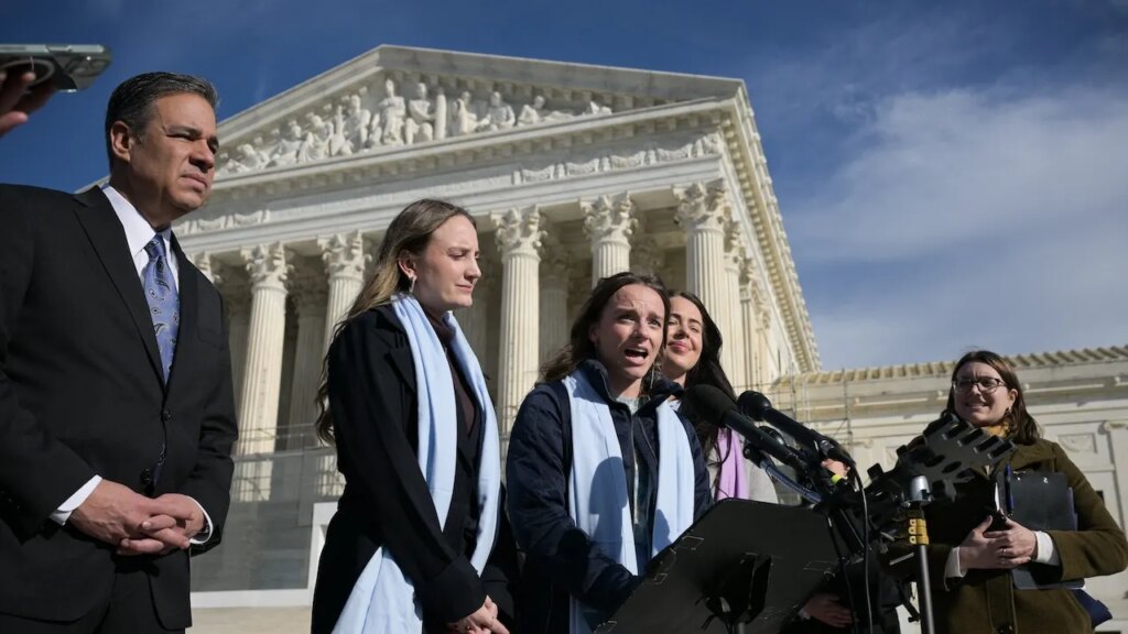 ‘Save Women’s Sports’ activists react to Supreme Court trans athlete hearing