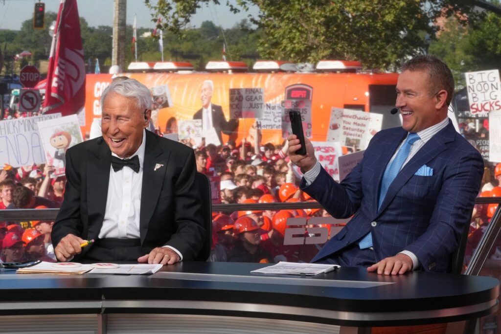 Kirk Herbstreit Shouts Out Lee Corso After Indiana’s National Championship Win