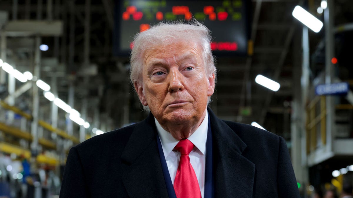 Trump speaks at auto plant