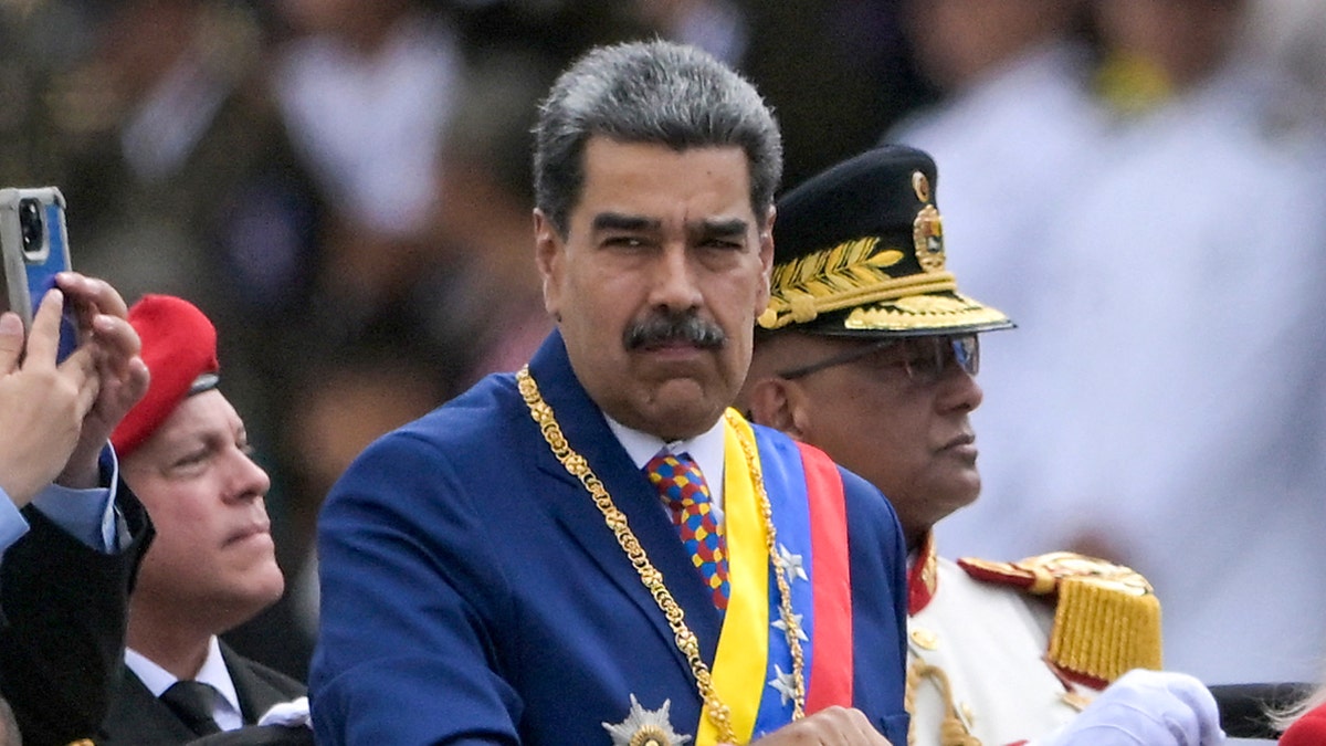 Maduro at military parade