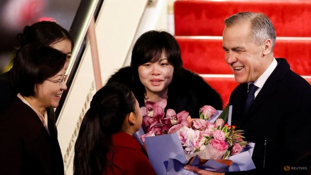 Canada’s Carney arrives in China for state visit