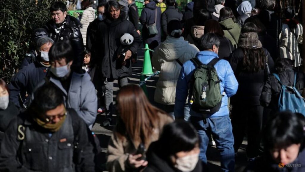 Crowds flock to Tokyo zoo to see pandas before they leave for China Crowds flock to Tokyo zoo to see pandas before they leave for China