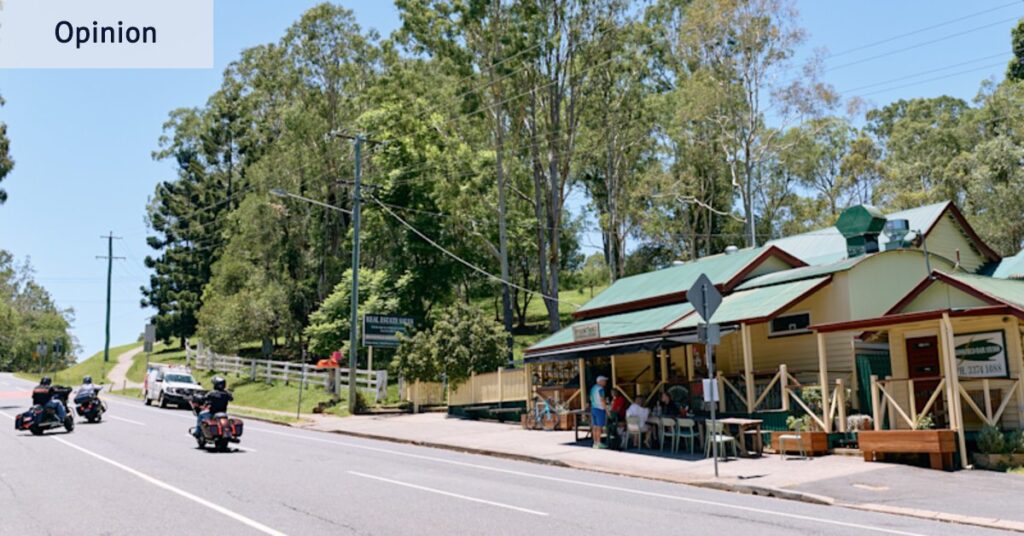 Brookfield is just 13km from the CBD, but feels more like a country town