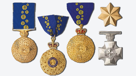 Australia Day honours 2024 index