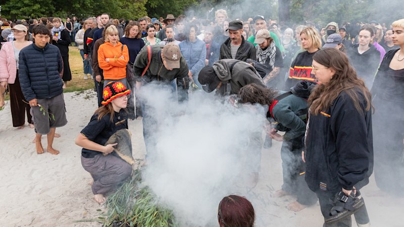 Victoria ‘Invasion Day’ rallies take place outside Parliament house; Share the Spirit festival to be held at Treasury Gardens Victoria ‘Invasion Day’ rallies take place outside Parliament house; Share the Spirit festival to be held at Treasury Gardens