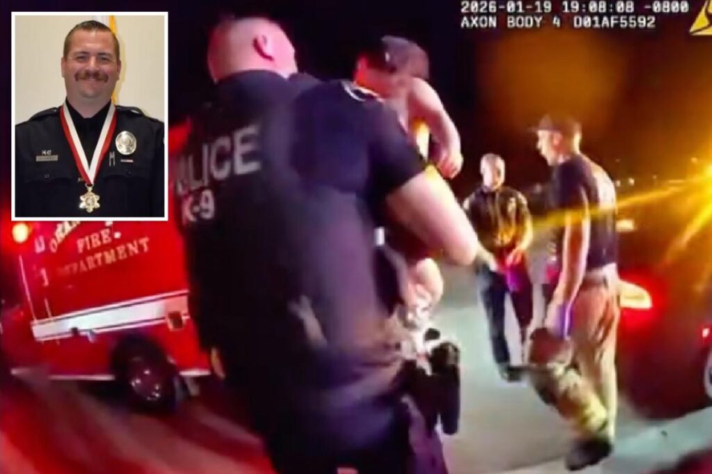 Heroic cop races to save choking baby in dramatic body cam video