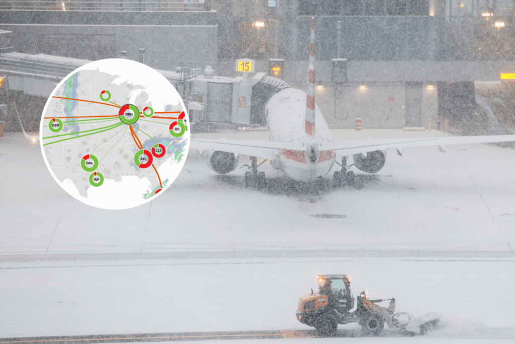 Winter storm ‘misery map’ shows travel blackspots as bomb cyclone hits Winter storm ‘misery map’ shows travel blackspots as bomb cyclone hits