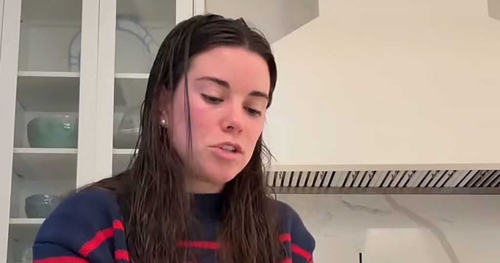 Fans Express Concern About Patriots QB Drake Maye’s Wife Ann’s Cutting Skills in Viral TikTok Video