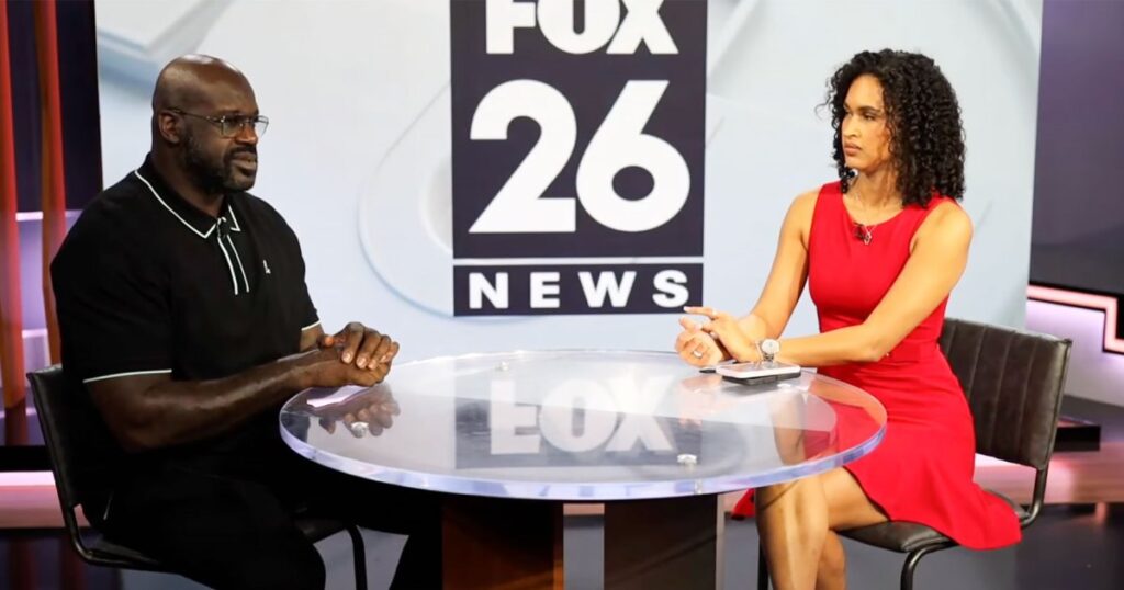 Shaquille O’Neal Attempts to Shoot His Shot With Female Reporter During TV Interview