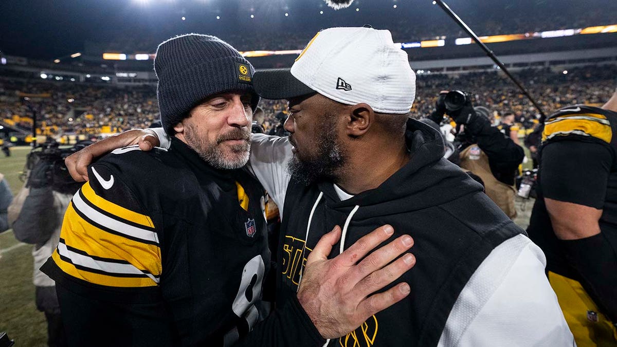Aaron Rodgers and Mike Tomlin