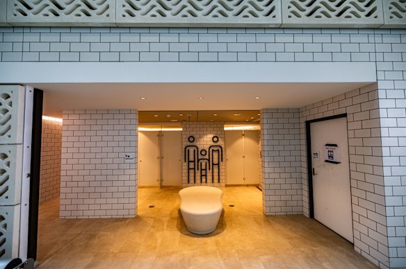 The complex includes multiple bathrooms, change rooms and shower facilities. 