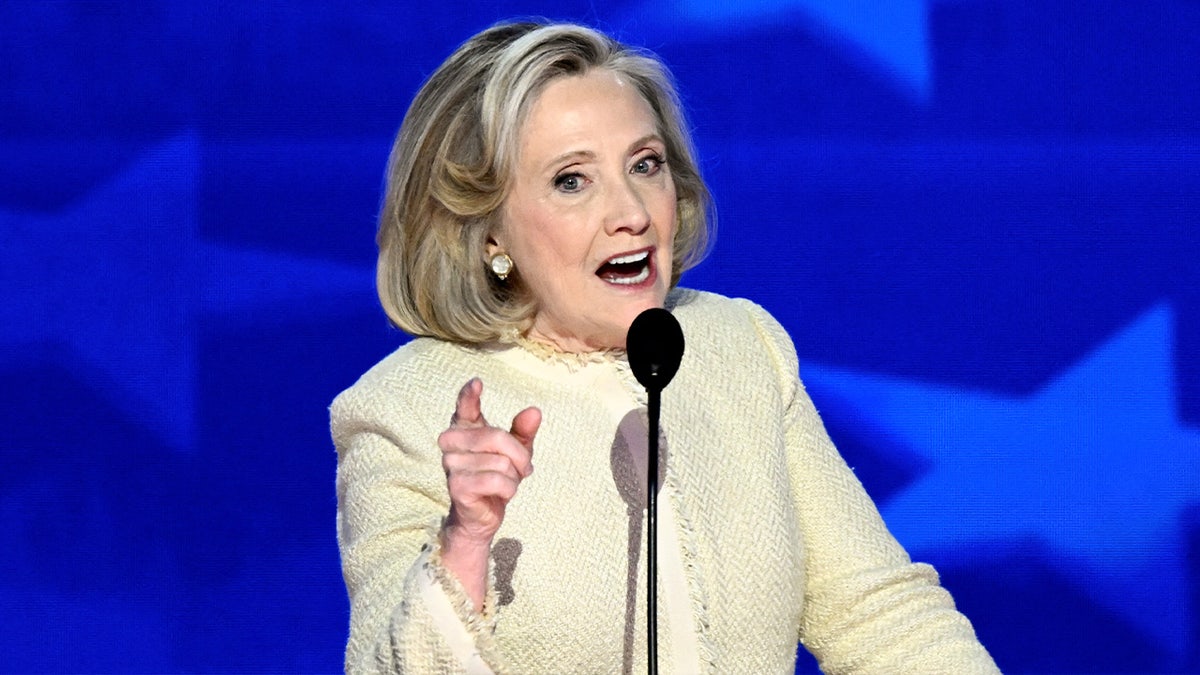 Hillary Clinton delivering 2024 DNC speech