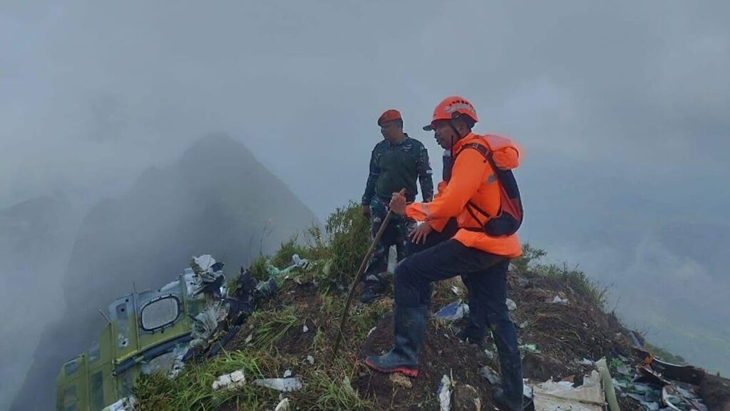 Indonesian authorities find wreckage of missing surveillance plane with 11 on board