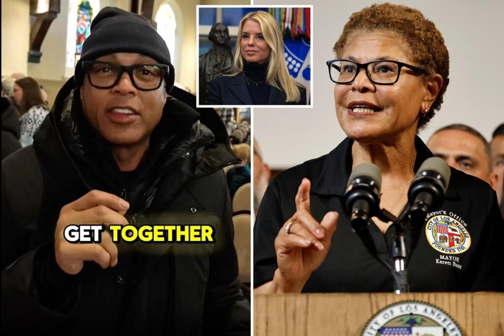 LA Mayor Karen Bass blasts arrest of Don Lemon as WH celebrates with tongue-in-cheek post LA Mayor Karen Bass blasts arrest of Don Lemon as WH celebrates with tongue-in-cheek post
